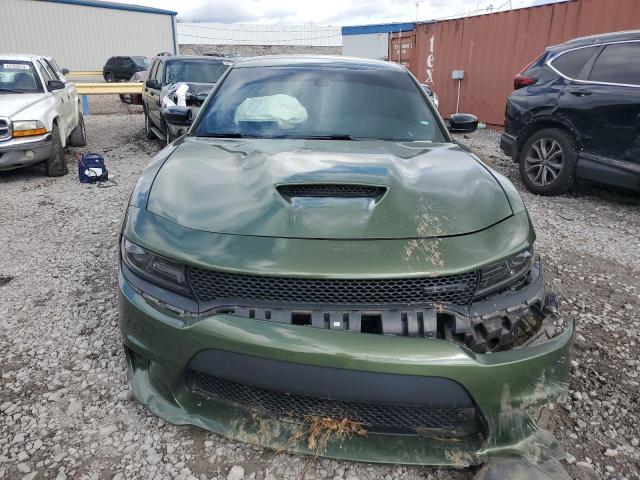 2C3CDXCT6LH178337 - 2020 DODGE CHARGER R/T GREEN photo 5