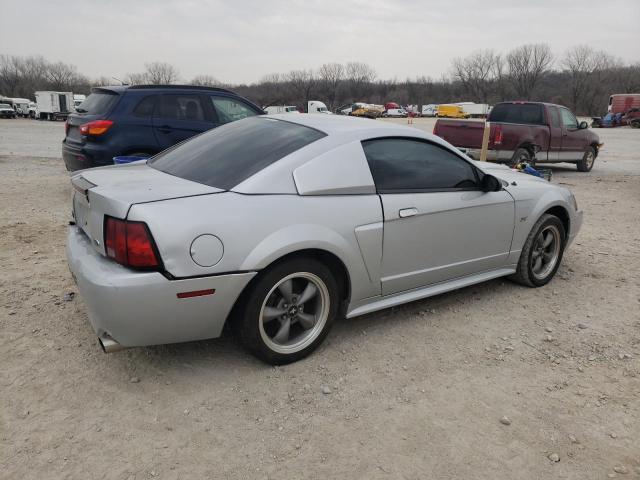 1FAFP42X12F239389 - 2002 FORD MUSTANG GT SILVER photo 3