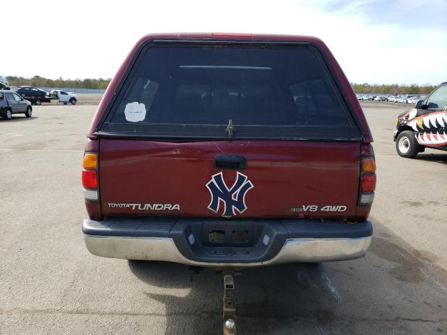 5TBBT44153S391828 - 2003 TOYOTA TUNDRA ACCESS CAB SR5 MAROON photo 6