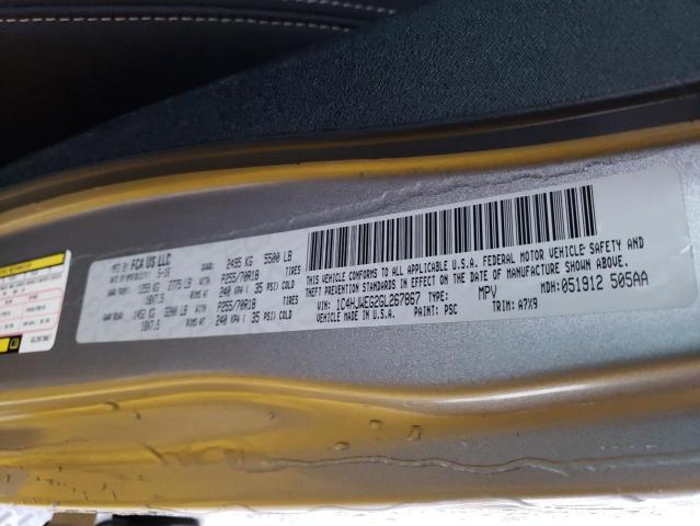 1C4HJWEG2GL267867 - 2016 JEEP WRANGLER U SAHARA SILVER photo 12