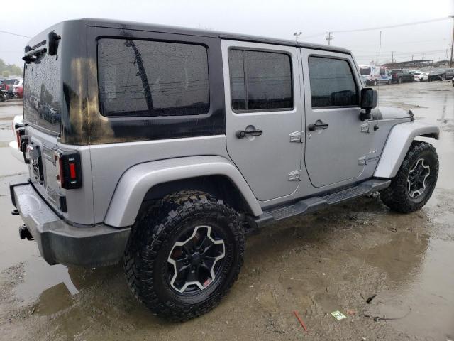 1C4HJWEG2GL267867 - 2016 JEEP WRANGLER U SAHARA SILVER photo 3
