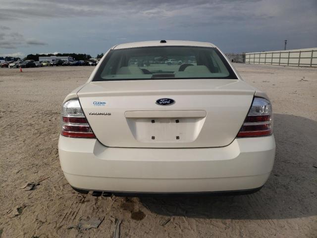 1FAHP23W19G106378 - 2009 FORD TAURUS SE WHITE photo 6