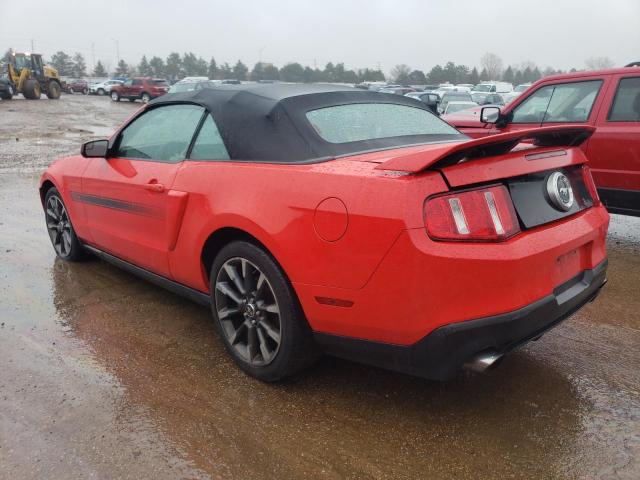 1ZVBP8FF6B5168243 - 2011 FORD MUSTANG GT RED photo 2