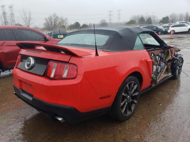 1ZVBP8FF6B5168243 - 2011 FORD MUSTANG GT RED photo 3