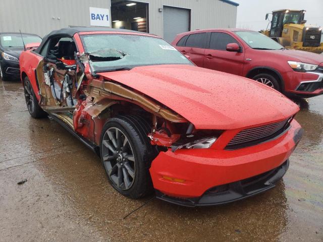 1ZVBP8FF6B5168243 - 2011 FORD MUSTANG GT RED photo 4
