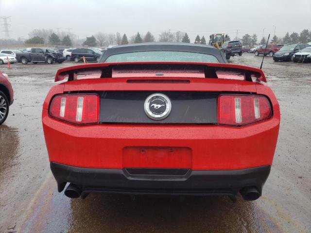 1ZVBP8FF6B5168243 - 2011 FORD MUSTANG GT RED photo 6