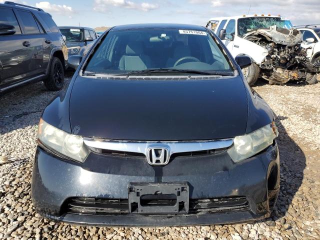 1HGFA16568L062272 - 2008 HONDA CIVIC LX BLACK photo 5