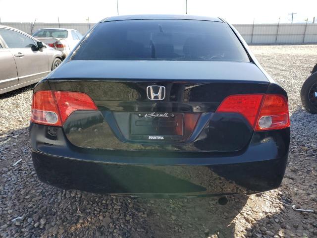 1HGFA16568L062272 - 2008 HONDA CIVIC LX BLACK photo 6