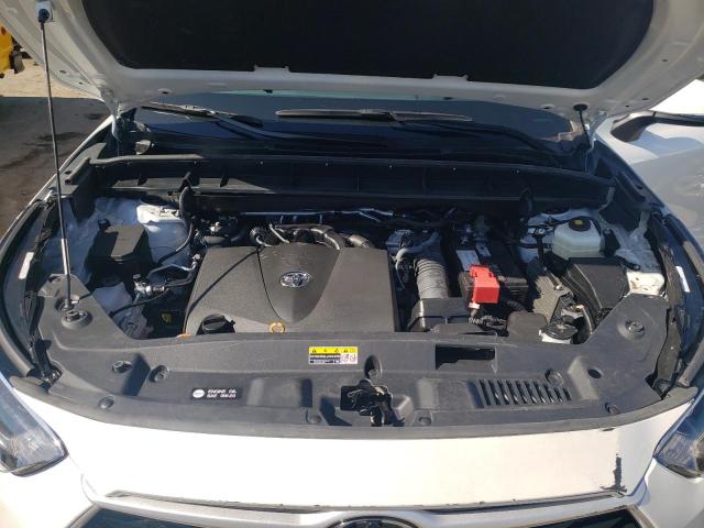 5TDGZRBH0NS574047 - 2022 TOYOTA HIGHLANDER XLE WHITE photo 12