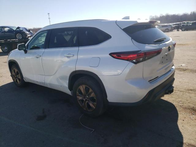 5TDGZRBH0NS574047 - 2022 TOYOTA HIGHLANDER XLE WHITE photo 2