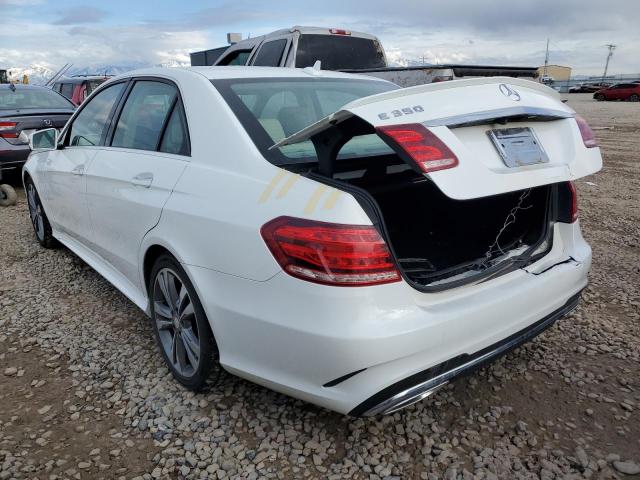 WDDHF5KB8EA946710 - 2014 MERCEDES-BENZ E 350 WHITE photo 2