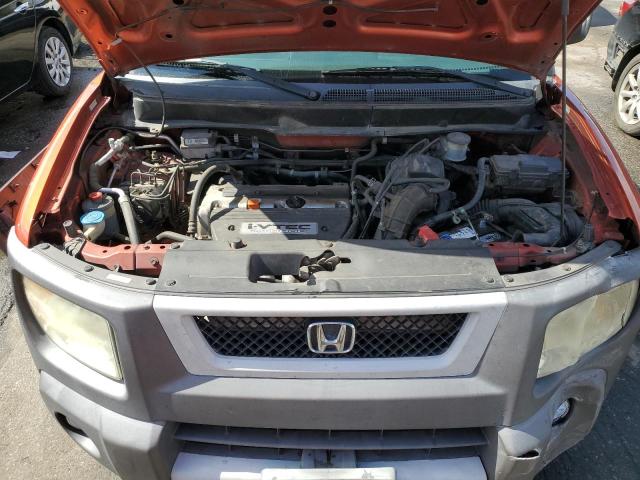 5J6YH28623L029156 - 2003 HONDA ELEMENT EX ORANGE photo 11