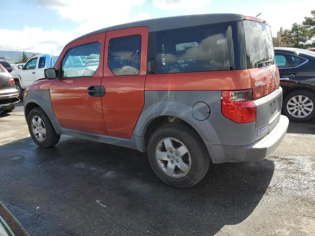 5J6YH28623L029156 - 2003 HONDA ELEMENT EX ORANGE photo 2