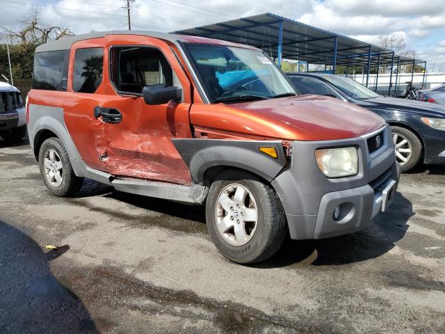 5J6YH28623L029156 - 2003 HONDA ELEMENT EX ORANGE photo 4