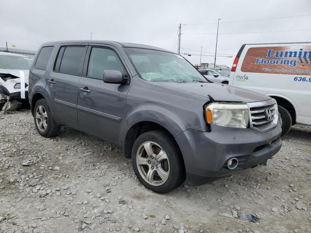 5FNYF3H5XFB014971 - 2015 HONDA PILOT EXL GRAY photo 4