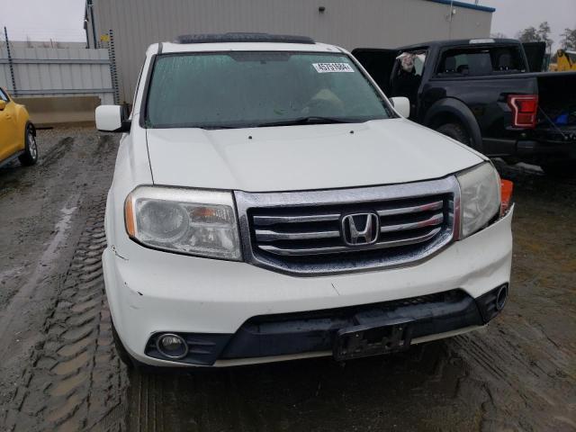 5FNYF3H58FB006478 - 2015 HONDA PILOT EXL WHITE photo 5