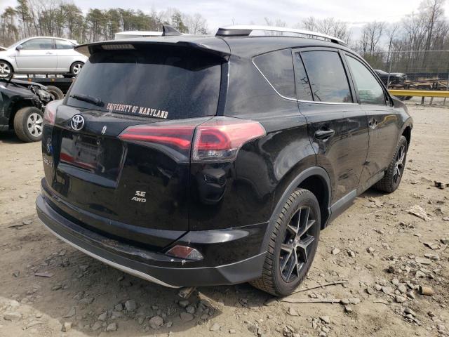 2T3JFREV4GW456956 - 2016 TOYOTA RAV4 SE BLACK photo 3