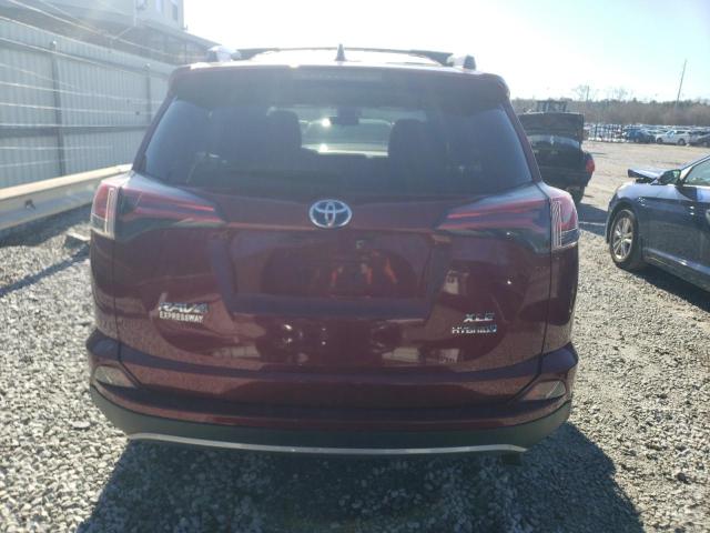 JTMRJREV4JD237162 - 2018 TOYOTA RAV4 HV LE RED photo 6