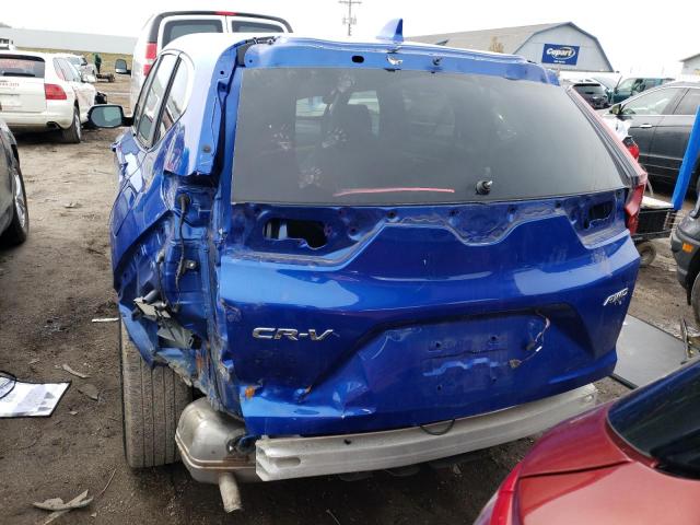 7FARW2H85ME004469 - 2021 HONDA CR-V EXL BLUE photo 6