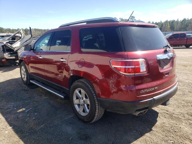 5GZER23778J188309 - 2008 SATURN OUTLOOK XR RED photo 2