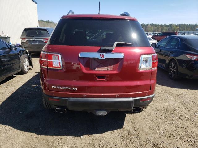 5GZER23778J188309 - 2008 SATURN OUTLOOK XR RED photo 6