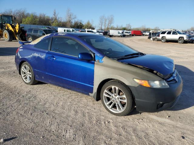 2HGFG21548H704741 - 2008 HONDA CIVIC SI BLUE photo 4