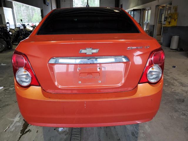 1G1JC5SH9C4129906 - 2012 CHEVROLET SONIC LT ORANGE photo 6