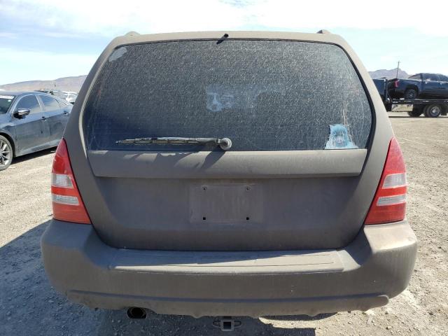 JF1SG65603H771011 - 2003 SUBARU FORESTER 2.5XS ვერცხლისფერი ფოტო 6