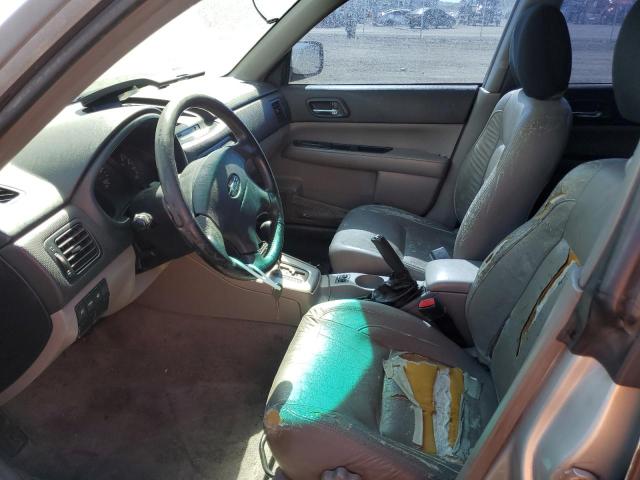 JF1SG65603H771011 - 2003 SUBARU FORESTER 2.5XS ვერცხლისფერი ფოტო 7