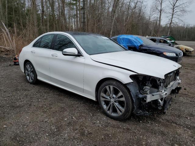 55SWF4KB7JU262856 - 2018 MERCEDES-BENZ C 300 4MATIC WHITE photo 4