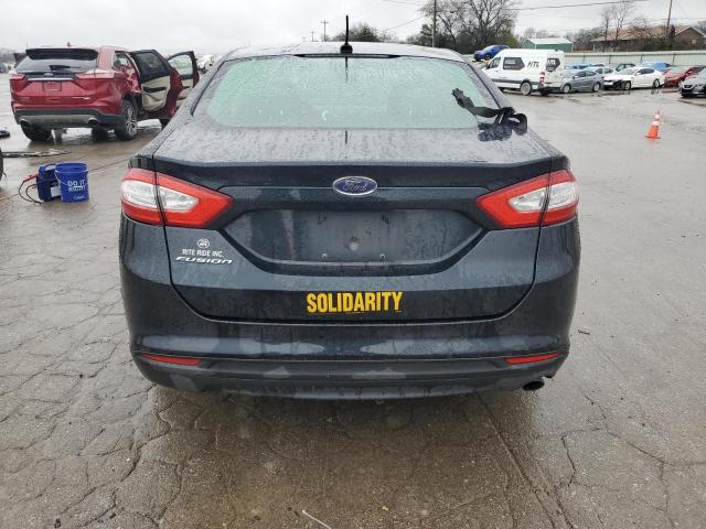 3FA6P0G7XER187477 - 2014 FORD FUSION S BLACK photo 6