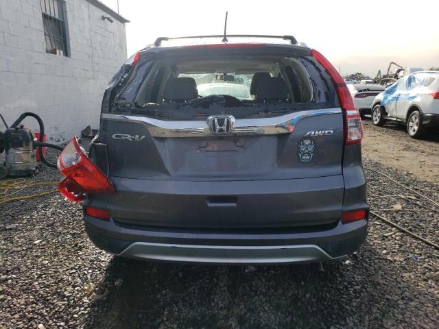 2HKRM4H52GH719735 - 2016 HONDA CR-V EX GRAY photo 6