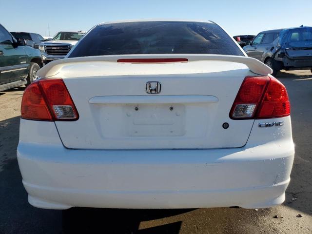 2HGES166X5H588186 - 2005 HONDA CIVIC LX WHITE photo 6