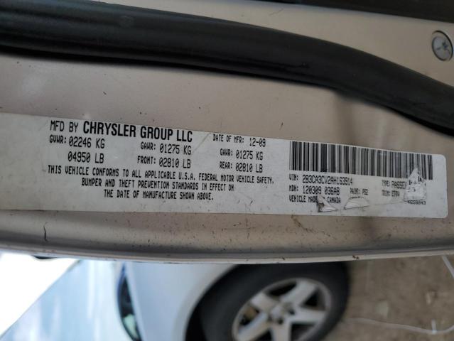 2B3CA3CV2AH163914 - 2010 DODGE CHARGER SXT SILVER photo 12