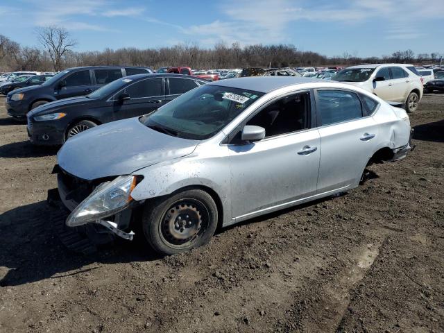 3N1AB7AP8EY201616 - 2014 NISSAN SENTRA S SILVER photo 1