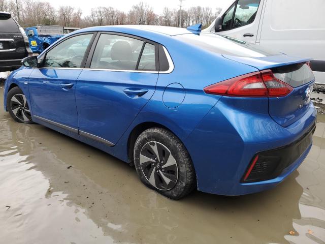 KMHC75LC4HU039704 - 2017 HYUNDAI IONIQ SEL BLUE photo 2