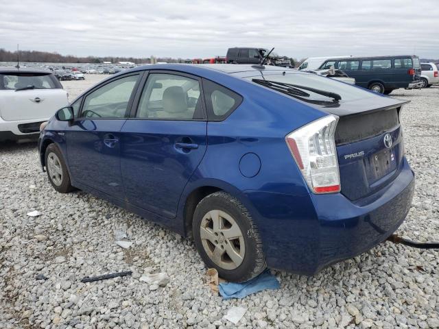 JTDKN3DUXA0125114 - 2010 TOYOTA PRIUS BLUE photo 2