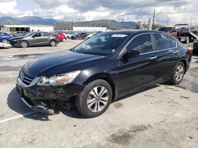 1HGCR2F38DA189031 - 2013 HONDA ACCORD LX BLACK photo 1