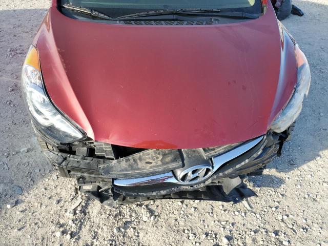 5NPDH4AEXDH388245 - 2013 HYUNDAI ELANTRA GLS RED photo 11