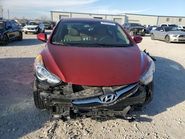 5NPDH4AEXDH388245 - 2013 HYUNDAI ELANTRA GLS RED photo 5