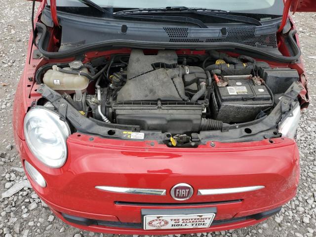 3C3CFFDR6FT616051 - 2015 FIAT 500 POP RED photo 11