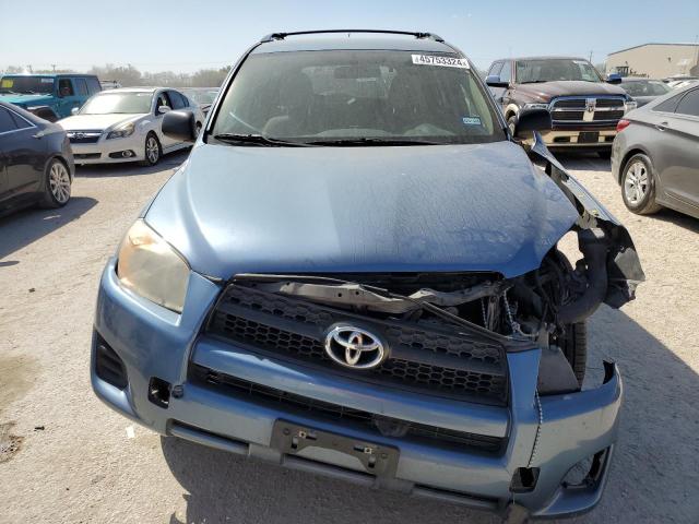 2T3ZF4DV4AW038752 - 2010 TOYOTA RAV4 BLUE photo 5