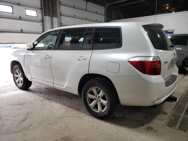 JTEES41A182027301 - 2008 TOYOTA HIGHLANDER WHITE photo 2