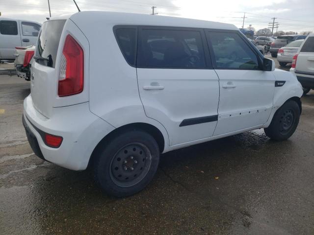 KNDJT2A55D7777501 - 2013 KIA SOUL WHITE photo 3