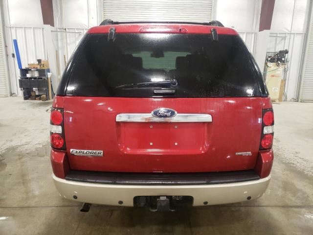 1FMEU74857UB67195 - 2007 FORD EXPLORER EDDIE BAUER RED photo 6