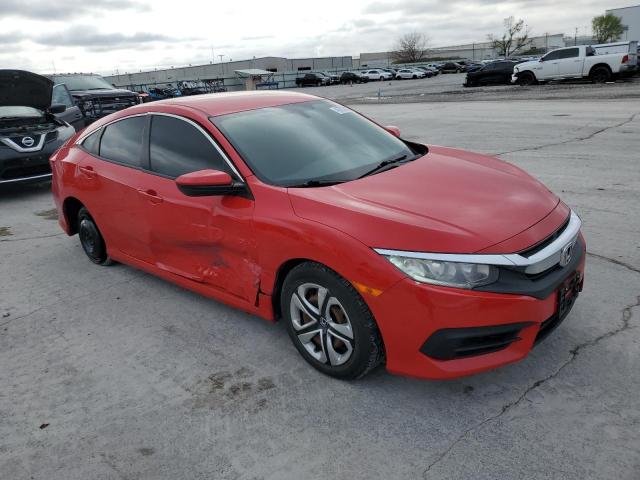 2HGFC2E56HH560356 - 2017 HONDA CIVIC LX RED photo 4