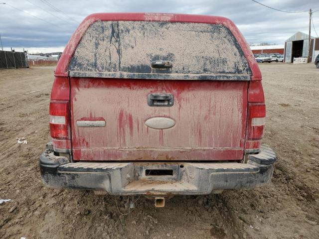 1FTPX04536KB63948 - 2006 FORD F150 RED photo 6