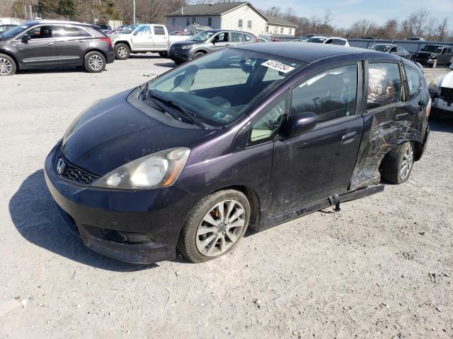 JHMGE8G57DC033578 - 2013 HONDA FIT SPORT PURPLE photo 1