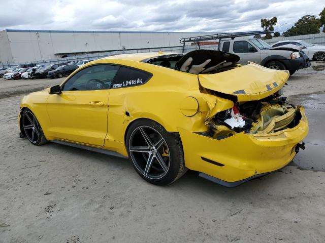 1FA6P8TH3F5302714 - 2015 FORD MUSTANG YELLOW photo 2