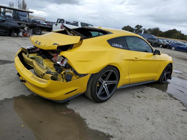 1FA6P8TH3F5302714 - 2015 FORD MUSTANG YELLOW photo 3